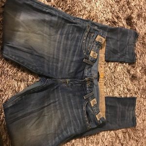 Lucky Jeans with matching Suspenders! Size 28